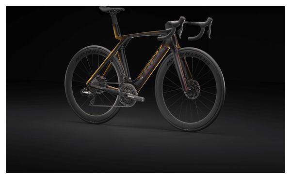 Vélo de Routre Trek Madone SLR 7 Sram Force eTap AXS 12V 700 mm Orange Axinite/Noir Gén 7