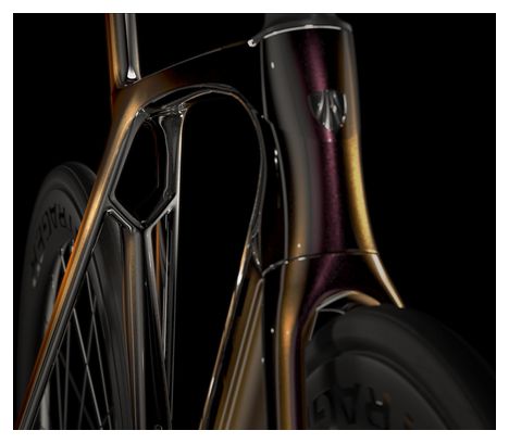 Vélo de Routre Trek Madone SLR 7 Sram Force eTap AXS 12V 700 mm Orange Axinite/Noir Gén 7