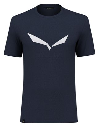 Salewa Solidlogo Marineblau Kurzarm T-Shirt
