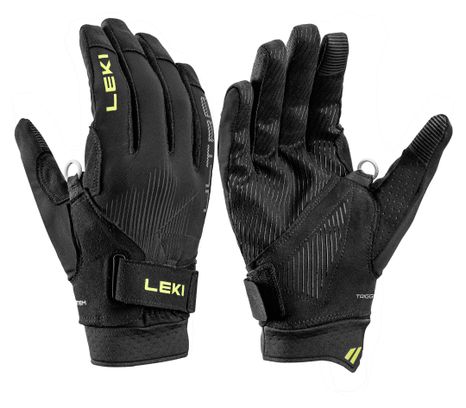 Leki Ultratrail TR trailrunninghandschoenen Zwart/Geel