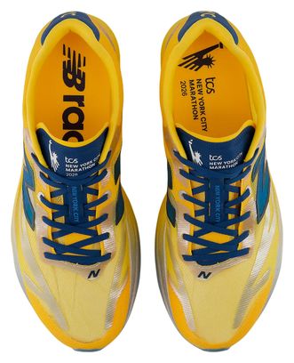 New Balance TCS NYC Marathon SuperComp Elite v6 Laufschuhe Gelb/Blau für Herren