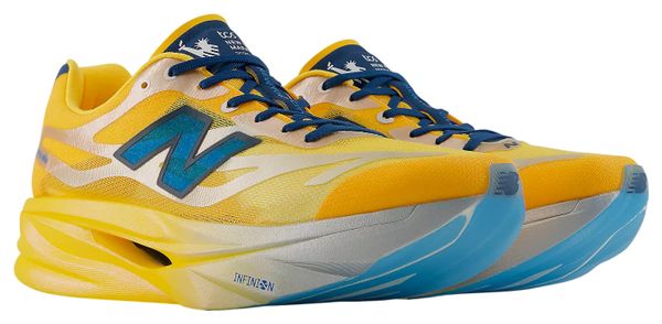 New Balance TCS NYC Marathon SuperComp Elite v6 Laufschuhe Gelb/Blau für Herren