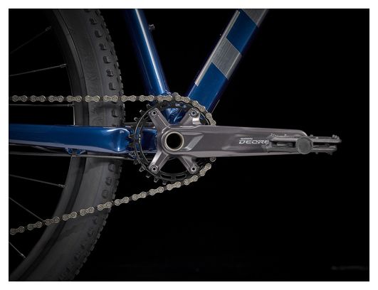 Trek X-Calibre 7 Hardtail MTB Shimano Deore 10S 29'' Mulsanne Blau Anthrazit Grau 2021