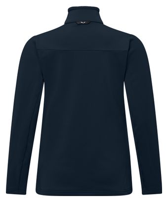 Salewa Puez Cammino Polarlite 1/2-Zip-Fleecejacke für Damen, blau