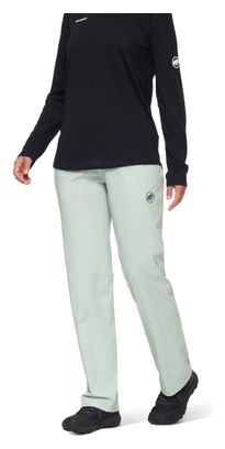 Pantaloni da escursionismo Mammut V Verde Chiaro Donna