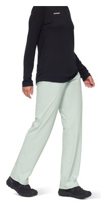 Pantaloni da escursionismo Mammut V Verde Chiaro Donna