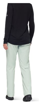 Pantaloni da escursionismo Mammut V Verde Chiaro Donna