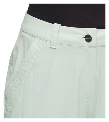Pantaloni da escursionismo Mammut V Verde Chiaro Donna