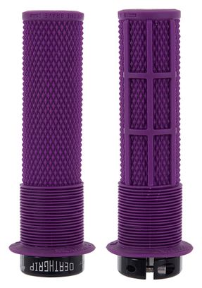 DMR DeathGrip Thin Grips with Flanges Purple