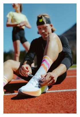 Incylence Waves Electric Socks White/Orange