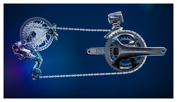 Campagnolo Super Record Wireless 2x12S Schaltgruppe | 50/34T | 10-29T | BB386 PF86.5 (mit elektrischem Teil)