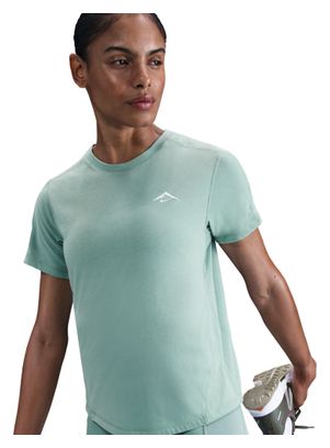 Maillot de manga corta Nike Trail Azul, Mujer
