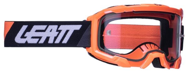 Maschera LEATT Velocity 4.5 - Arancione Neon - Schermo Trasparente 83%