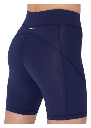 Pantaloncini da ciclismo Circle Get Shorty 2.0 blu da donna