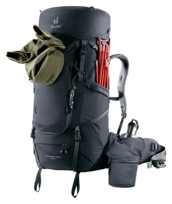Deuter Aircontact Core 50 +10L Black Men's Hiking Backpack