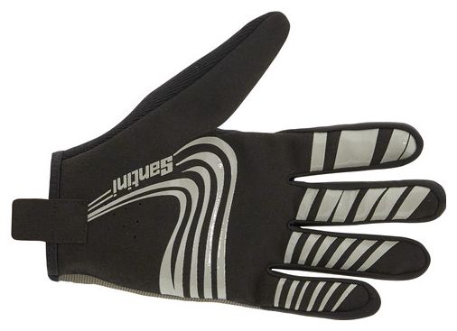 Guantes largos de MTB Santini Gris Grava