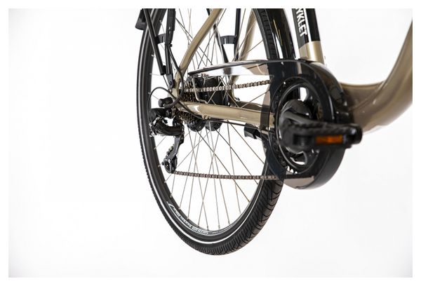 Bicyklet Claude Elektrische Stadsfiets Shimano Tourney 7S 500 Wh 700 mm Beige Bruin