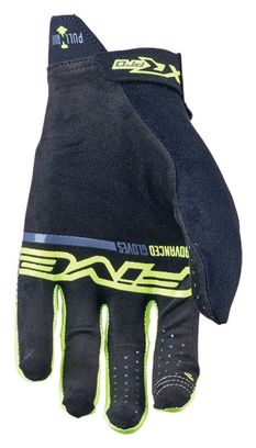 Cinque guanti XR-Pro nero / giallo fluorescente