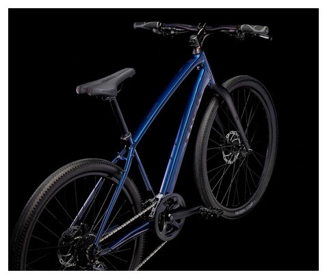 Vélo Fitness Trek Dual Sport 2 Shimano Acera / Altus 9V 650mm Bleu Foncé 2023