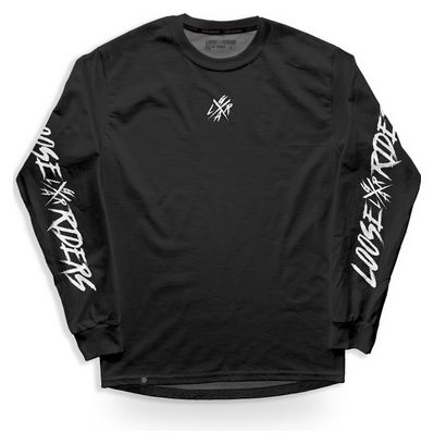 Loose Riders Long Sleeve Jersey The Cult Black