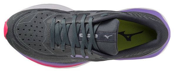 Mizuno Wave Skyrise 4 Zapatillas Running Mujer Gris Violeta
