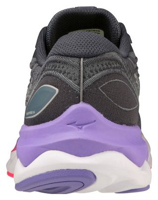 Mizuno Wave Skyrise 4 Zapatillas Running Mujer Gris Violeta