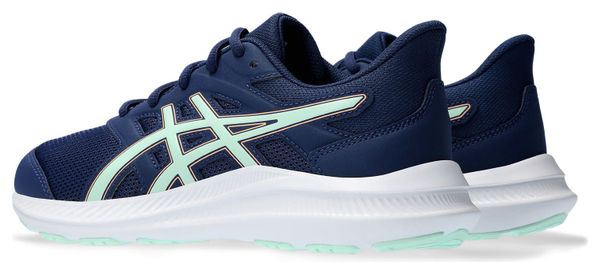 Chaussures de Running Enfant Asics Jolt 4 GS Bleu Vert