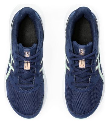 Chaussures de Running Enfant Asics Jolt 4 GS Bleu Vert