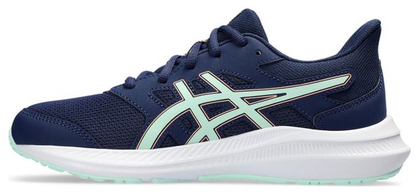 Chaussures de Running Enfant Asics Jolt 4 GS Bleu Vert