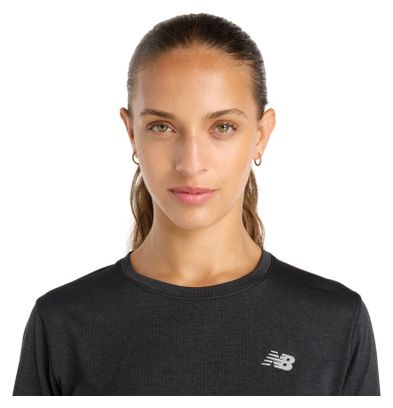 New Balance RC Essential Lauf-T-Shirt für Damen, schwarz
