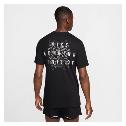 Nike Running Division short sleeve jersey Black Homme