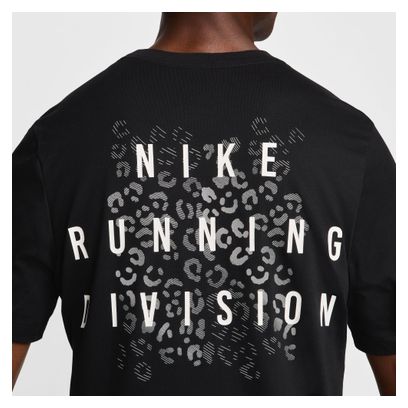 Maglia a maniche corte Nike Running Division Uomo Nero