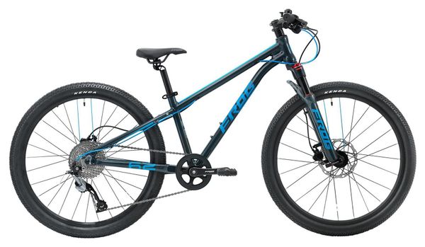 Frog Bikes Child MTB 62 Metallic Grey Neon Blue 