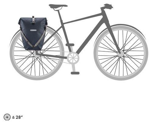 Ortlieb Back-Roller Urban Line Quick-Lock2.1 20L Ink Blue