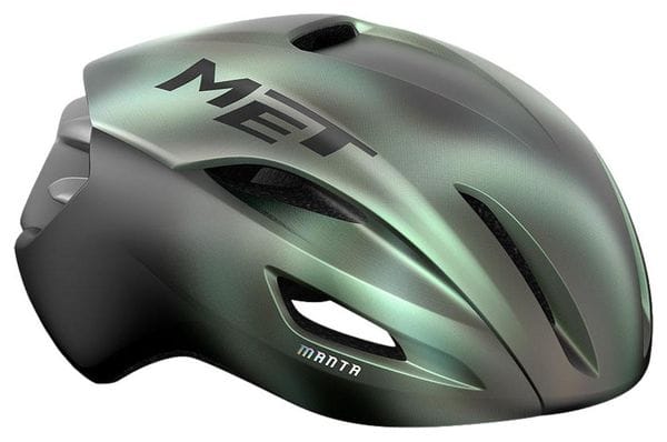 Casco de carretera MET Manta Mips Verde iridiscente