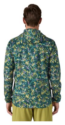 Patagonia Houdini Jas Blauw/Geel Heren