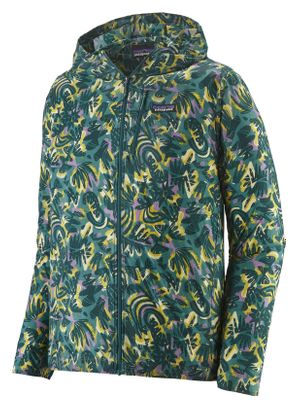 Patagonia Houdini Jas Blauw/Geel Heren