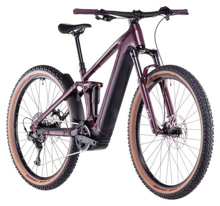 VTT Électrique Tout-Suspendu Cube Stereo Hybrid One22 Pro 600 Shimano Cues 10V 600 Wh 29'' Rouge Amarone 2025
