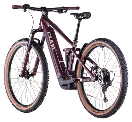 VTT Électrique Tout-Suspendu Cube Stereo Hybrid One22 Pro 600 Shimano Cues 10V 600 Wh 29'' Rouge Amarone 2025
