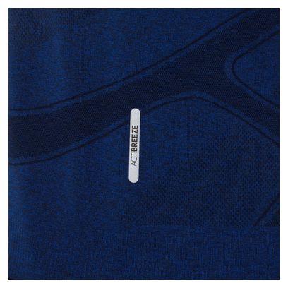 Asics Road Seamless Long Sleeve Jersey Blue Men