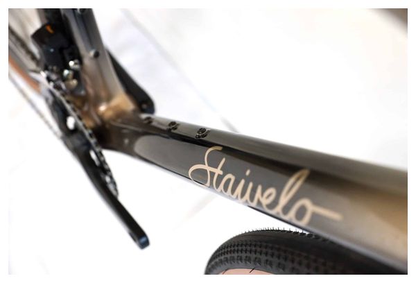 Gravel Bike Stajvelo Roccheta Gravel Shimano GRX Di2 12v Beige 2025