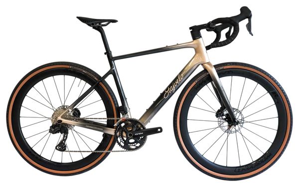 Gravel Bike Stajvelo Roccheta Gravel Shimano GRX Di2 12v Beige 2025
