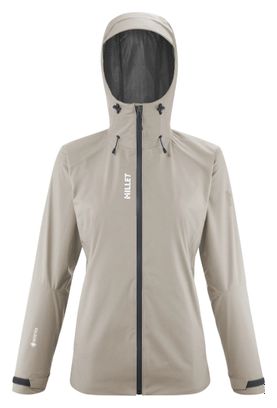 Veste Manches Longues Femme Millet Seneca Gore-Tex 2L Beige