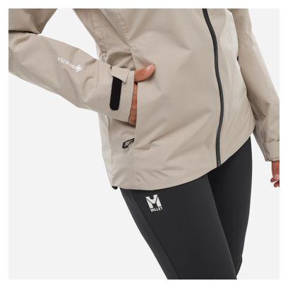 Veste Manches Longues Femme Millet Seneca Gore-Tex 2L Beige