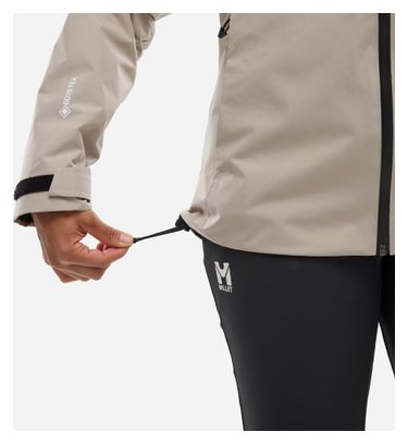 Veste Manches Longues Femme Millet Seneca Gore-Tex 2L Beige