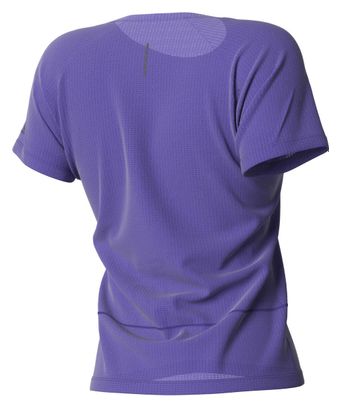 Salomon Cross Run Graphic Short Sleeve Jersey Purple Woman