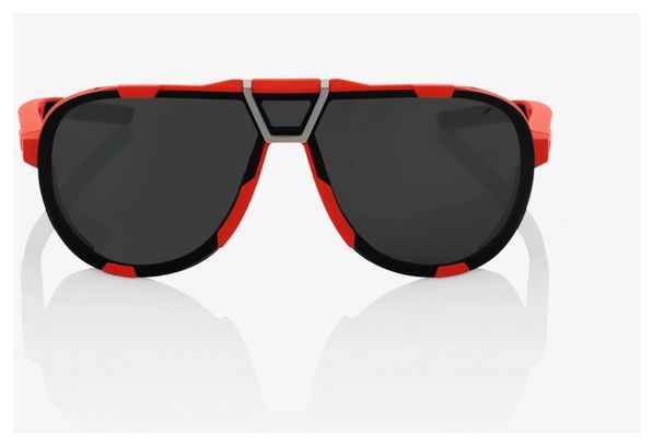 100% Westcraft Soft Tact Red Sunglasses - Black Mirrored Lenses