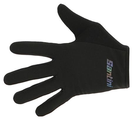 Santini Gravel MTB Long Gloves Black