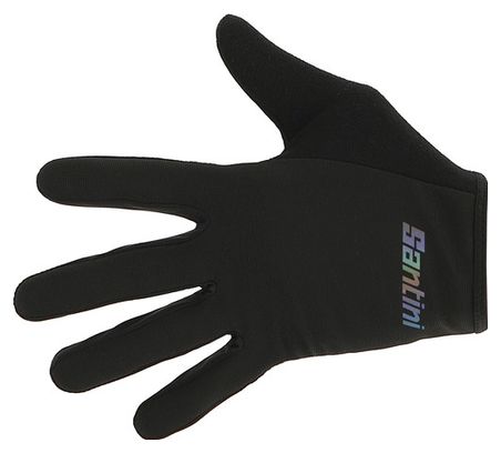 Guantes largos de MTB Santini Negro