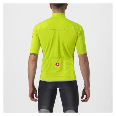 Castelli Perfetto RoS 2 Wind Short Sleeve Jersey Giallo Fluo
